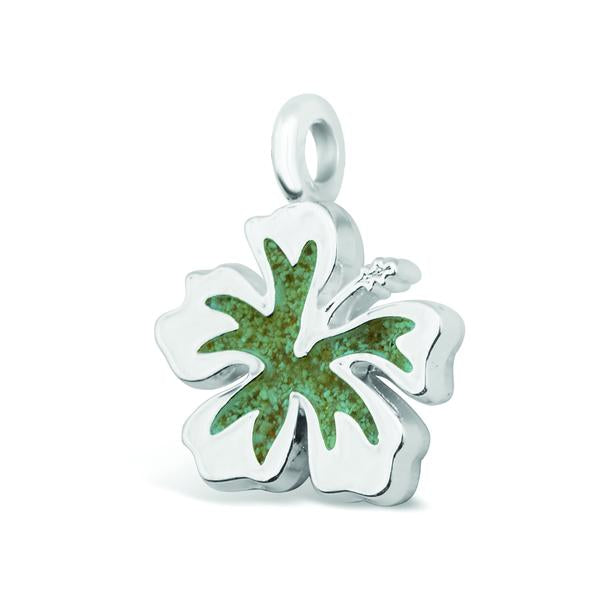 Island Jane Heal | Enlighten | Success   Hibiscus Turquoise Bangle Charm