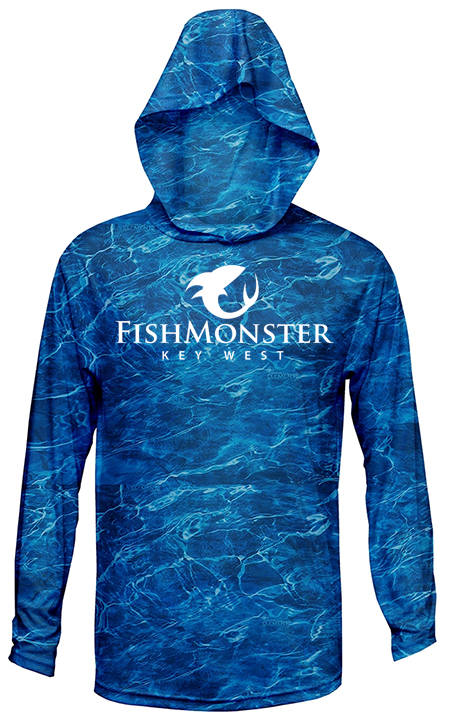 PATTERNED FishMonster Long Sleeve Performance Hoodie