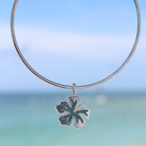 Island Jane Heal | Enlighten | Success   Hibiscus Turquoise Bangle