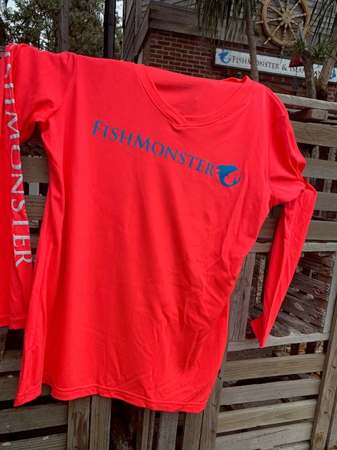 Women's FishMonster Long Sleeve Performance Fishing Shirt