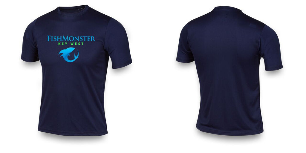 Fishmonster Youth Performance Fishing Shirt Navy