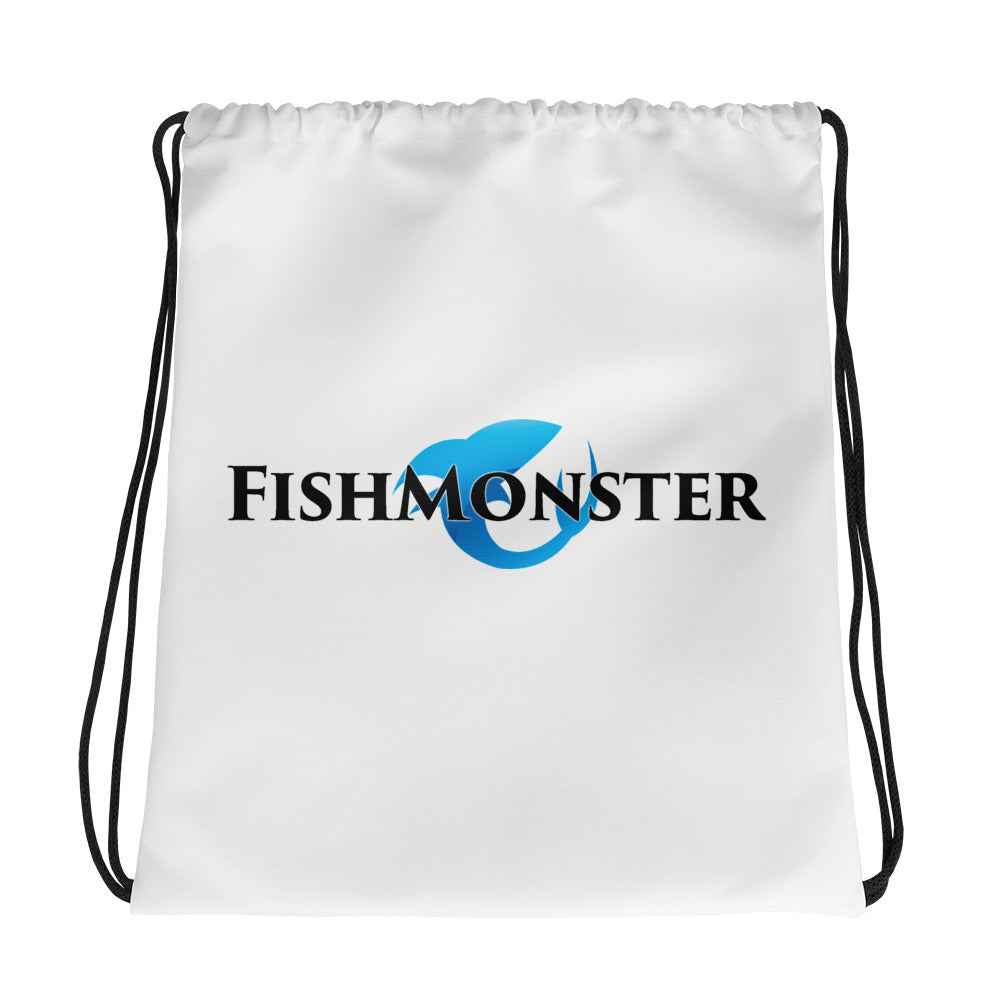 FishMonster Drawstring Bag
