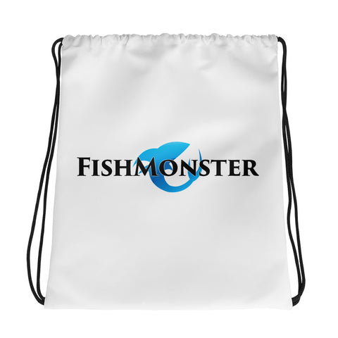 FishMonster Drawstring Bag